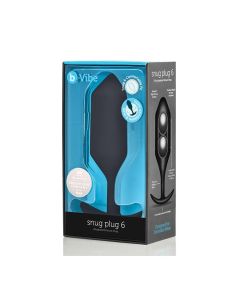 Vibe Weighted Snug Plug 7 - 600 g Black