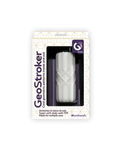 GeoStroker Three 5" Ultra-Soft TPR Stroker - White
