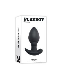 Playboy Pleasure Plug & Play Butt Plug - Navy